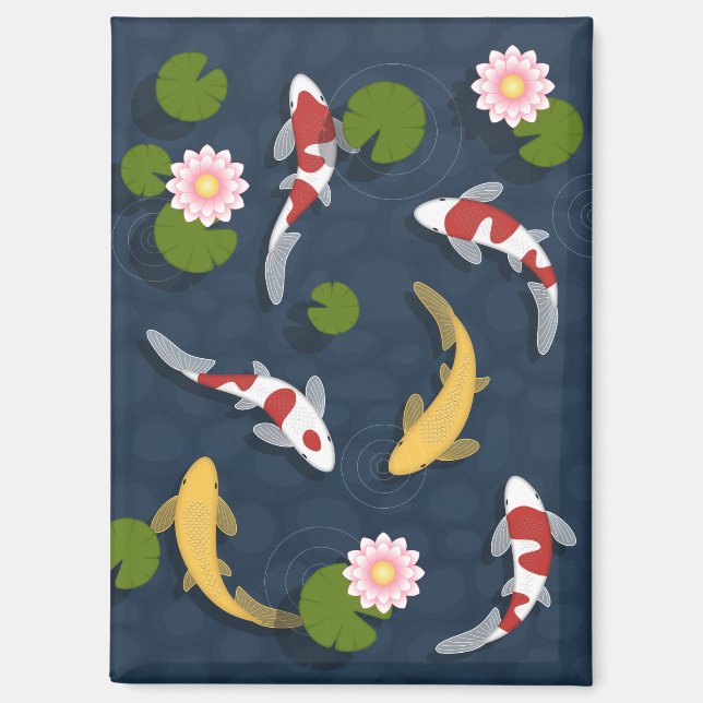 Imán Pond Koi Fish (Anverso)
