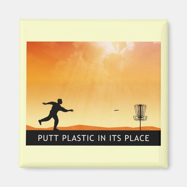 Imán Poner el plástico en su lugar (Frente)