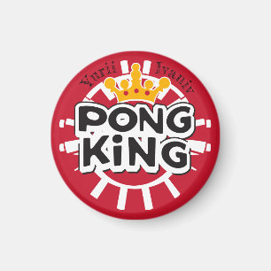 Imán Pong King Red