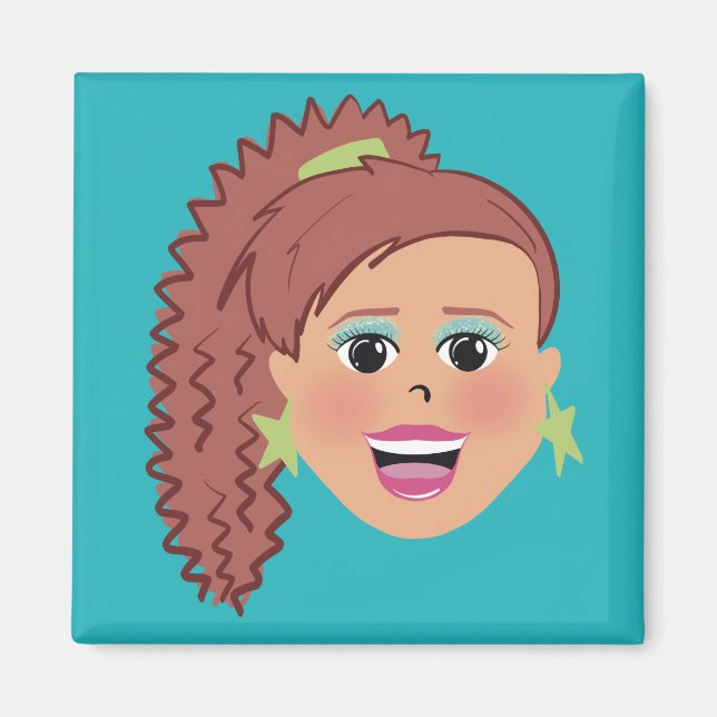 Imán Poniente lateral con borde de mimbre (Frente)