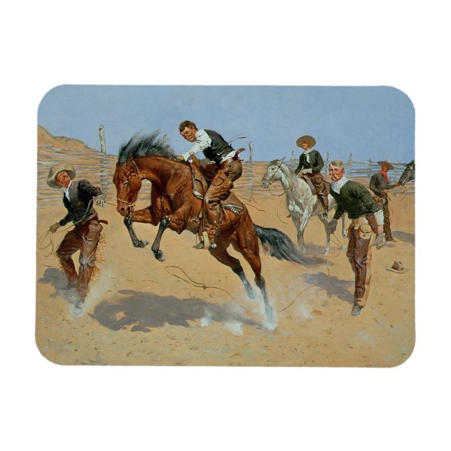Imán Ponlo suelto, Bill, c.1893 (aceite sobre lienzo) (Horizontal)