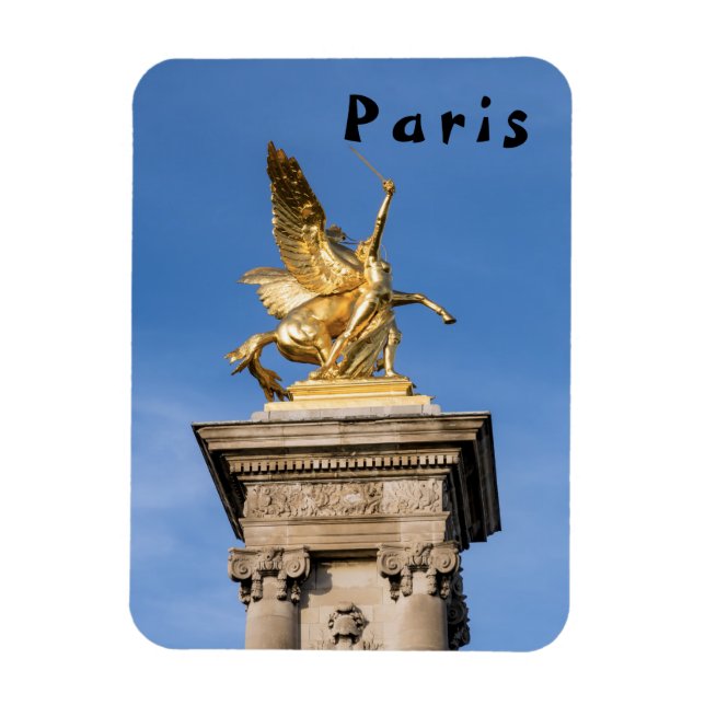 Imán Pont Alexandre lll bridge - París, Francia (Vertical)
