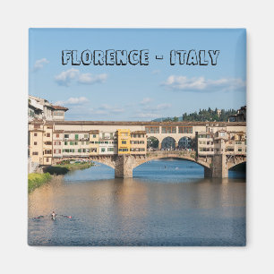 Imán Ponte Vecchio puente viejo - Florencia, Italia