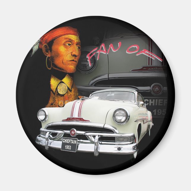 Imán Pontiac Chieftain 1953 (Frente)