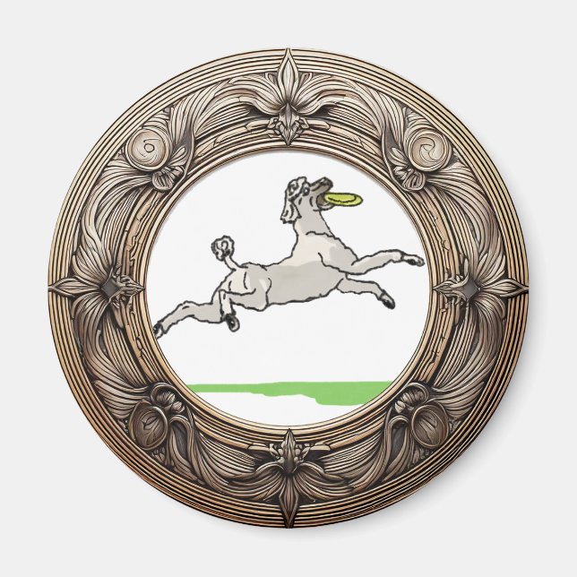 Imán Poodle (Frente)