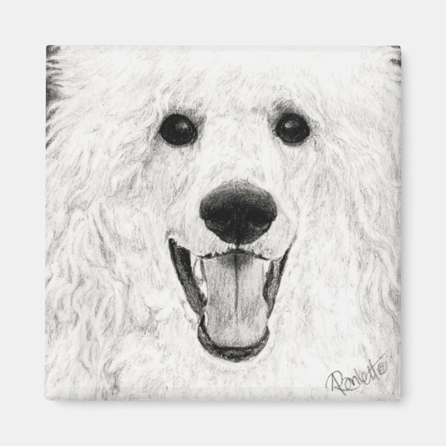 Imán Poodle Magnet - "Jolly Boy" (Frente)