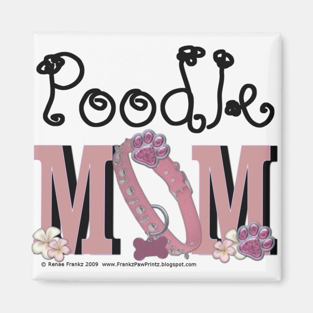Imán Poodle MOM (Frente)