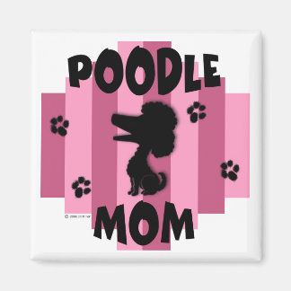 Imán Poodle Mom Magnet