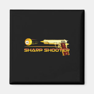 Imán Pool Ll Sharp Shooter Billiards Gun Yellow