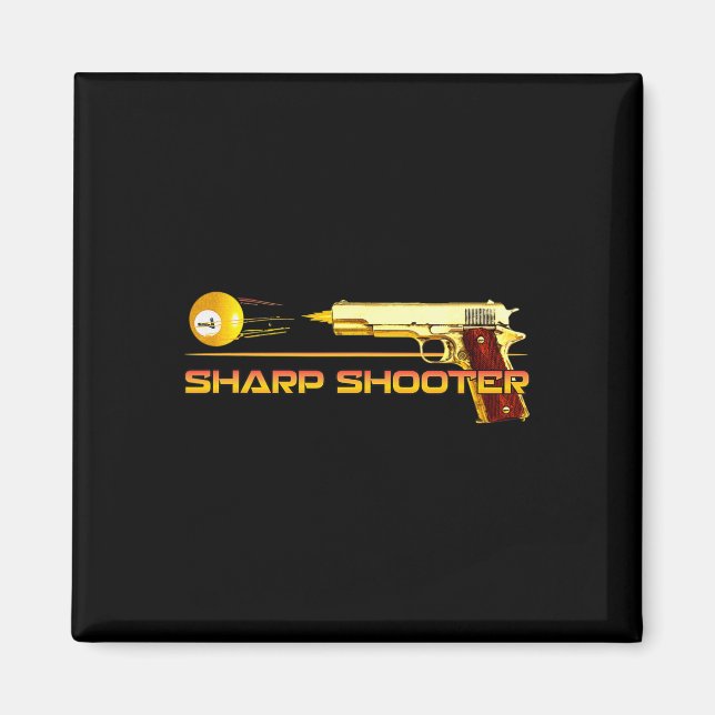 Imán Pool Ll Sharp Shooter Billiards Gun Yellow (Frente)