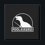 Imán Poolasaurus jugador de billar dinosaurio snooker o<br><div class="desc">Poolasaurus jugador de billar dinosaurio snooker ocho taco</div>