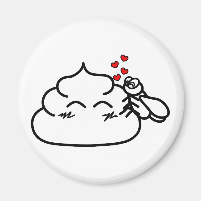 Imán Poop in Love - Brootsch the PooPoo (Frente)