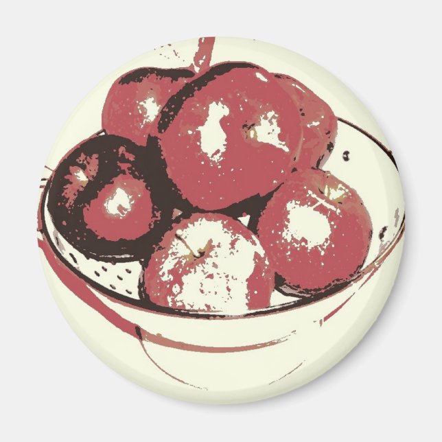 Imán Pop Art Apples (Frente)