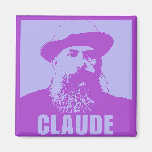 Imán Pop Art Claude Monet | Mod (Frente)