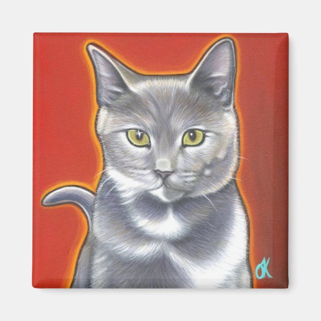 Imán Pop Art Kitty Magnent (Frente)