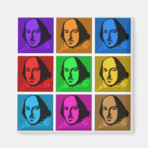 Imán Pop Art Shakespeare