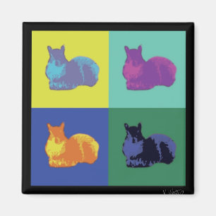 Imán Pop Art Squirrel Magnet