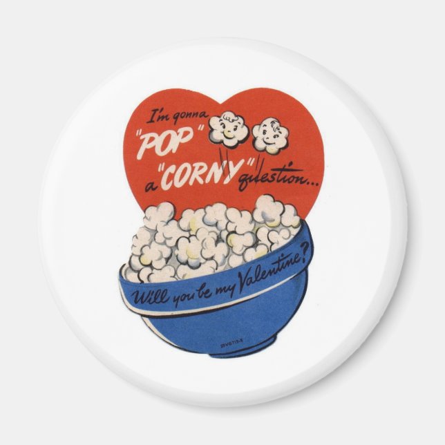 Imán Pop "Corny" Valentine (Frente)