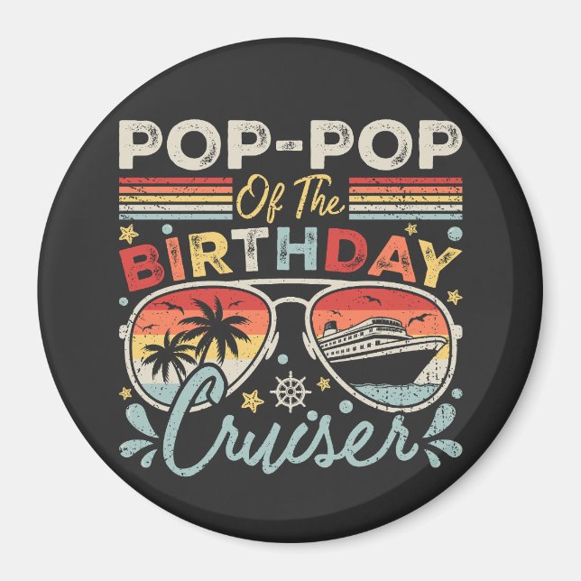 Imán Pop-Pop del Círculo de Vacaciones de Cruiser de Cu (Frente)