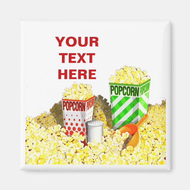 Imán Popcorn Lovers Magnet (Frente)