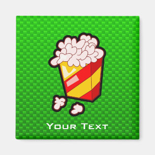 Imán Popcorn verde