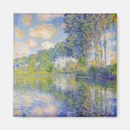 Imán Poplares en el río Épte (por Claude Monet)