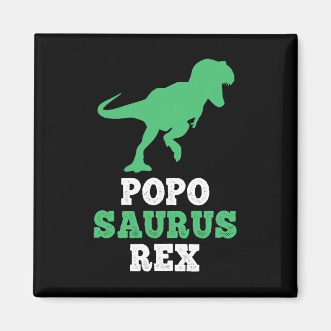 Imán Popo-saurus Rex Dino Dinosaurio Divertido Poposaur (Frente)