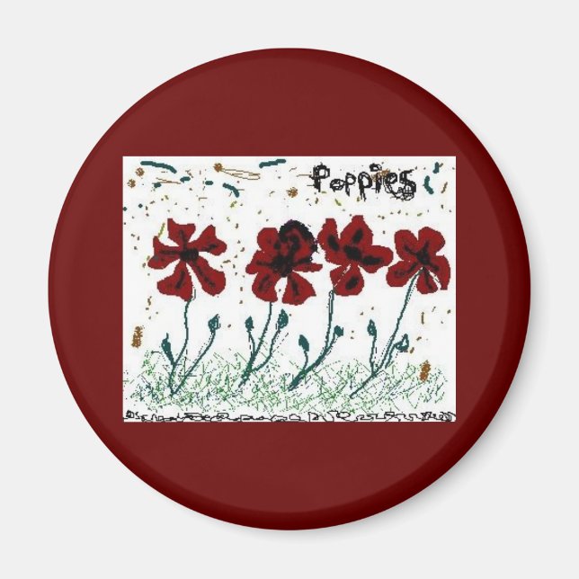 Imán Poppies (Frente)