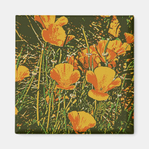 Imán Poppies posterizados