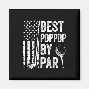 Imán Poppop De Par Usa Flag Golf Fathers Day Golfing Gr
