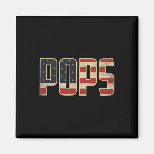 Imán Pops Bandera Americana Patriótica Audaz Día del Pa