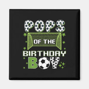 Imán Pops Del Grupo De Fútbol Del Chico De Cumpleaños P