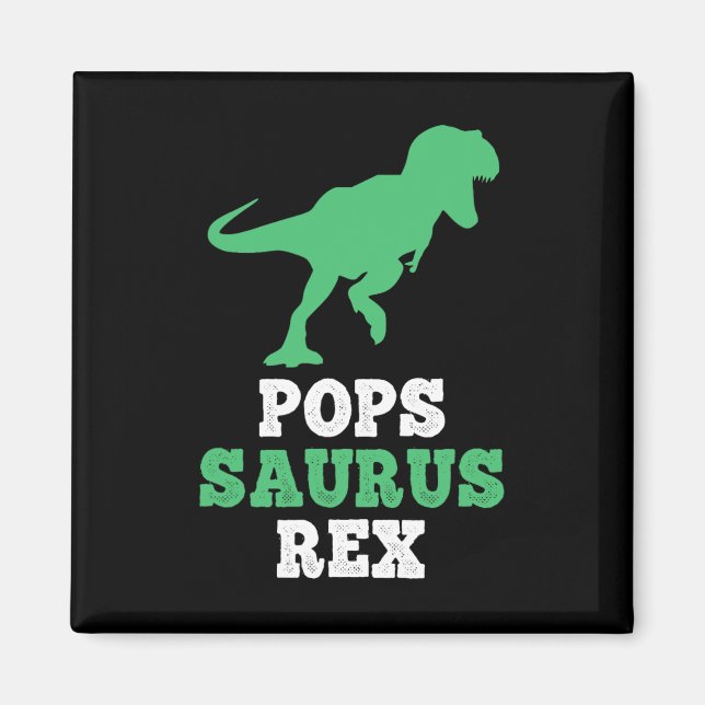 Imán Pops-saurus Rex Dino Dinosaur Divertido Popssaurus (Frente)