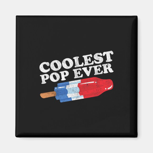 Imán Popsicle Más Genial De La Historia Divertido Retro (Frente)