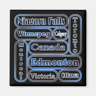 Imán Populares ciudades canadienses