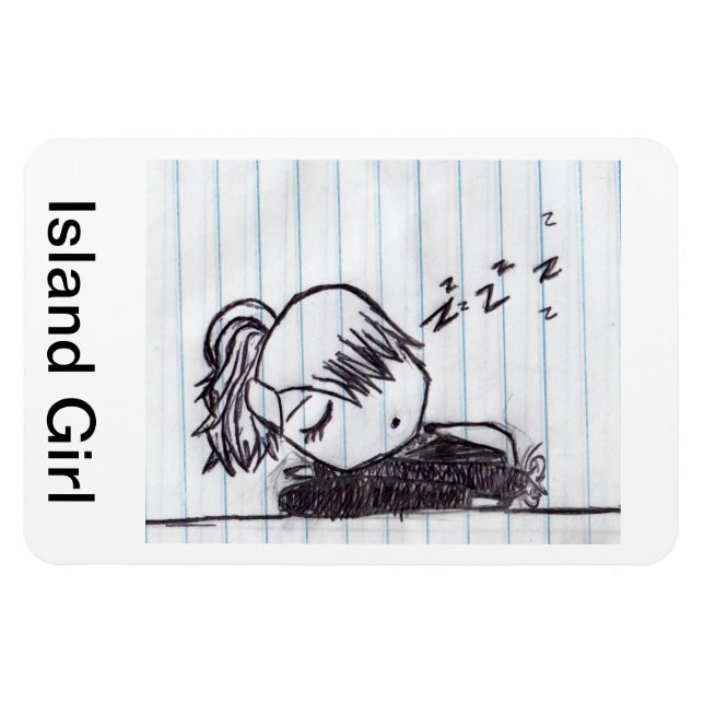 Imán Por Chica Insular (Horizontal)