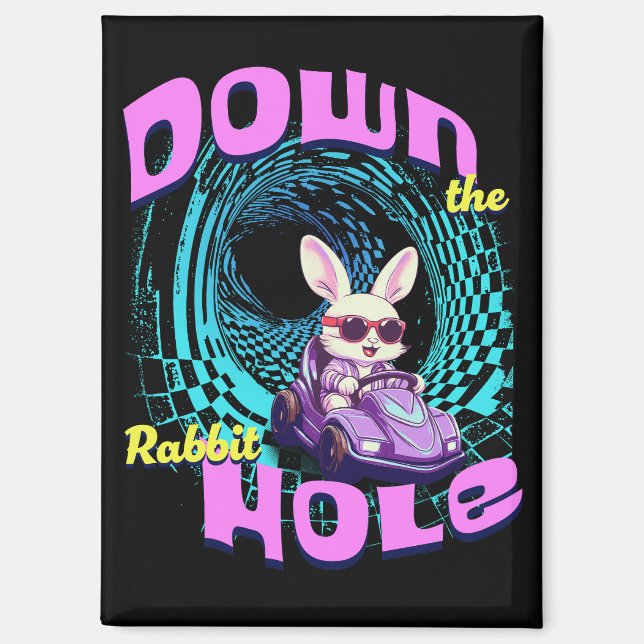 Imán Por el agujero de conejo (Anverso)