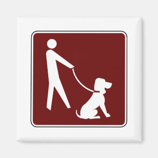 Imán ¡Por el perro y sus caminantes!