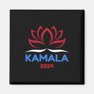 Imán Por el Presidente 2024 Sanskrit Lotus Design
