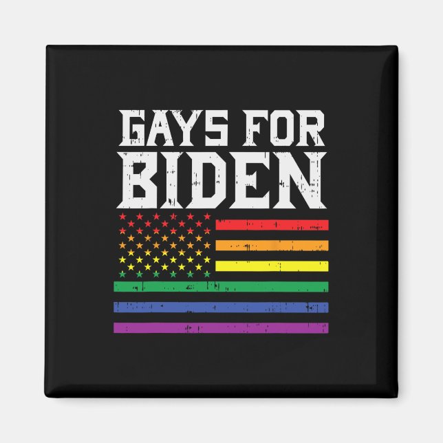 Imán Por El Presidente Rainbow Joe De Biden 2020 (Frente)