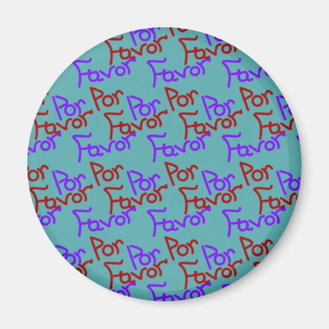 Imán Por favor (Frente)