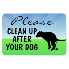 Imán Por Favor Limpie Después De Su Rótulo Magnético Pe