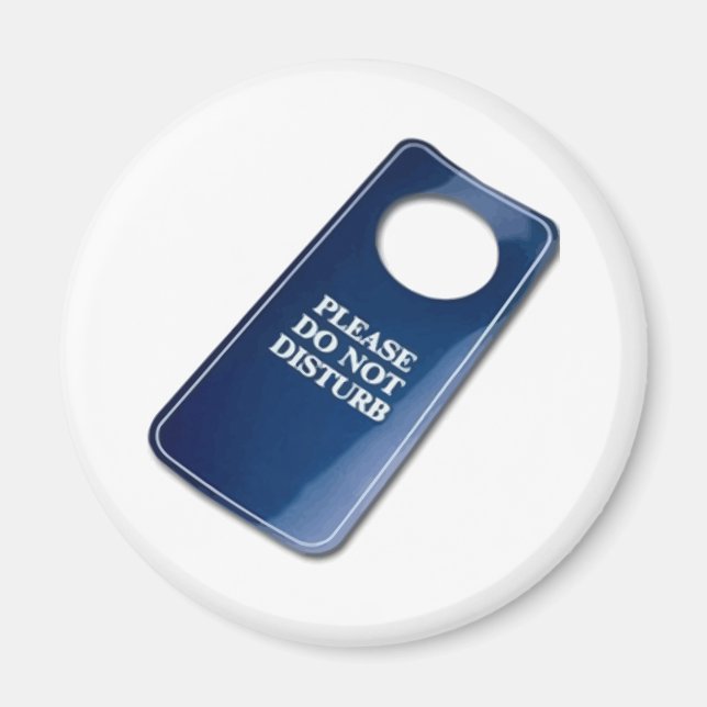 Imán Por favor, no moleste (Frente)