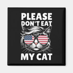 Imán Por favor, no te comas a mi gato Funny News Funny