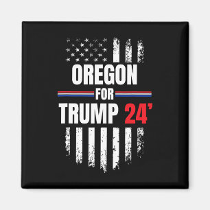 Imán Por la bandera estadounidense de Trump 2024