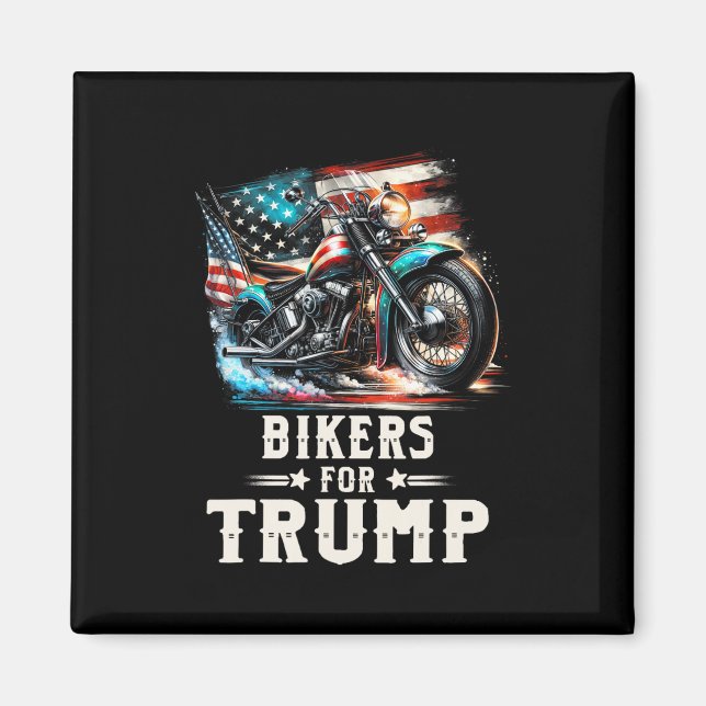 Imán Por la bandera patriótica estadounidense de la mot (Frente)