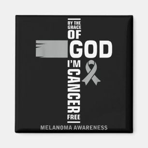 Imán Por la Gracia de Dios Soy Superviviente de Cáncer 