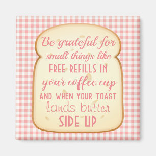 Imán Por La Mañana Gratitude Cita Kitchen
