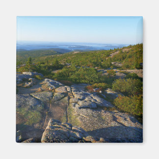 Imán Por la mañana sobre la montaña Cadillac en Acadia