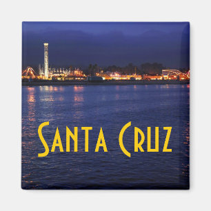 Imán Por la noche en el paseo marítimo de Santa Cruz